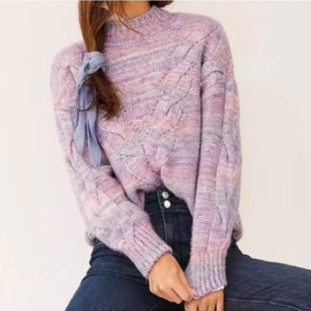 Anthropologie Maeve Rachel Textured Sweater